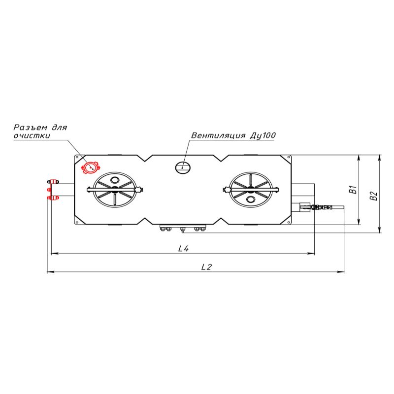 Напольный жироуловитель полной откачки TAURUS - FP MA1 - 1 л/с из нержавеющей стали Напольный жироуловитель полной откачки TAURUS - FP MA1 - 1 л/с из нержавеющей стали